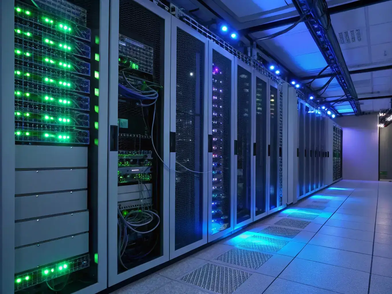 A digital illustration of a server rack with a magnifying glass hovering over it, symbolizing detailed review and analysis of VPS services.